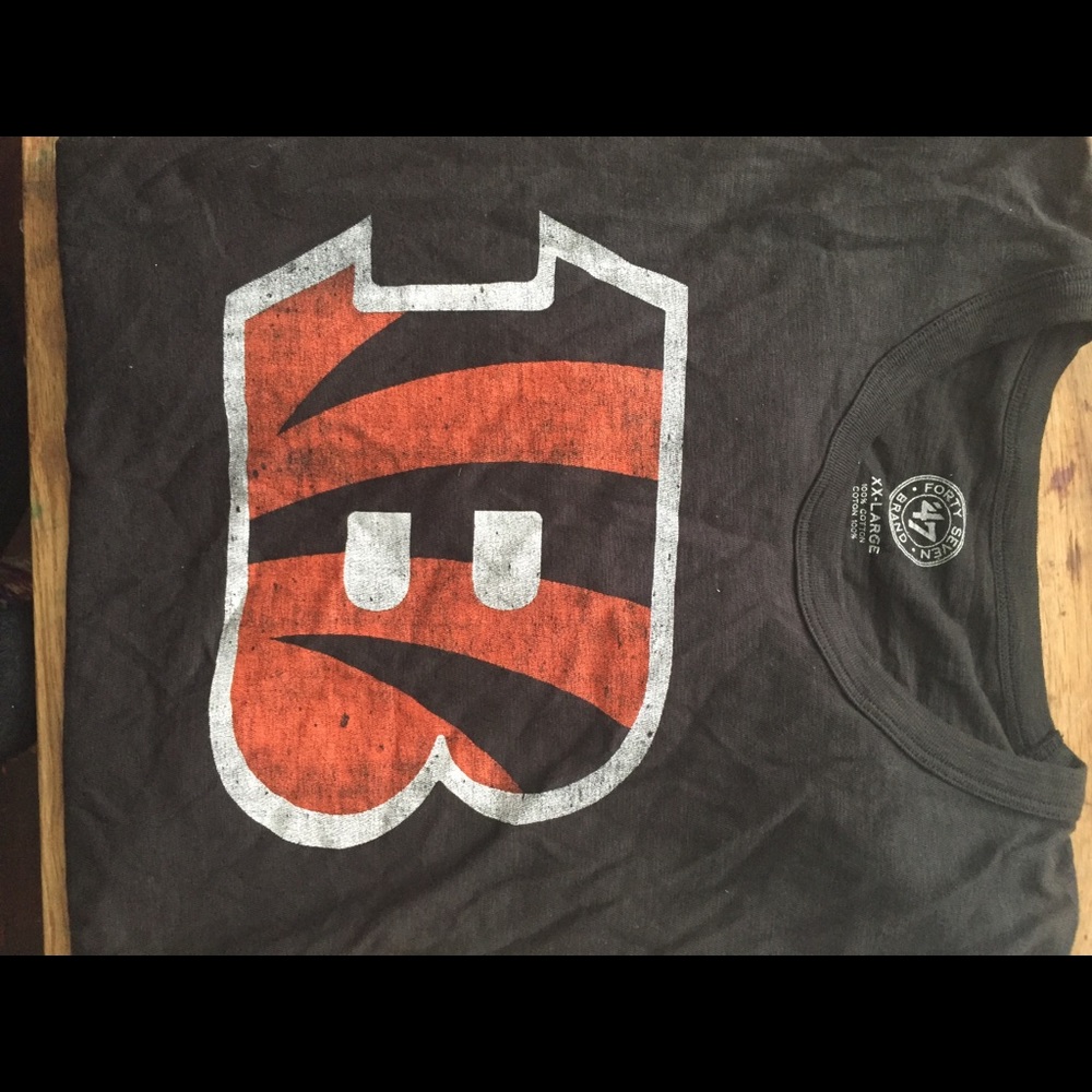 NFL Bengals Black T-shirt Forty Seven Brand